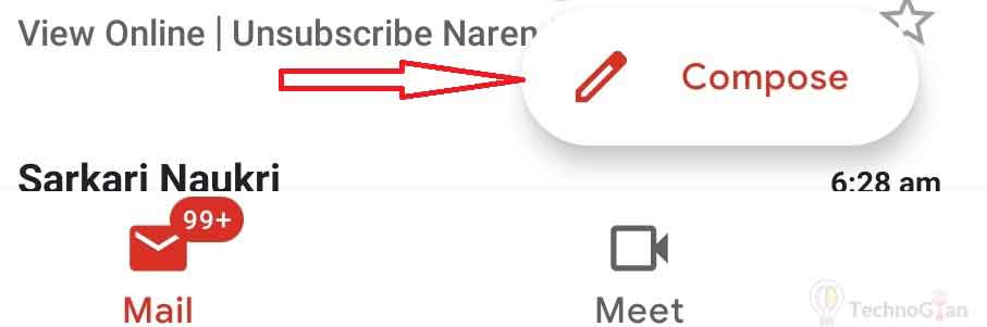 end email from mobile