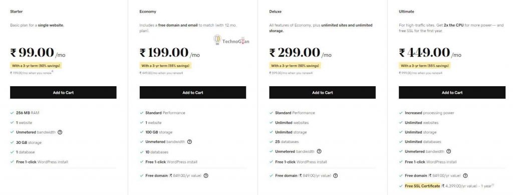 godaddy web hosting