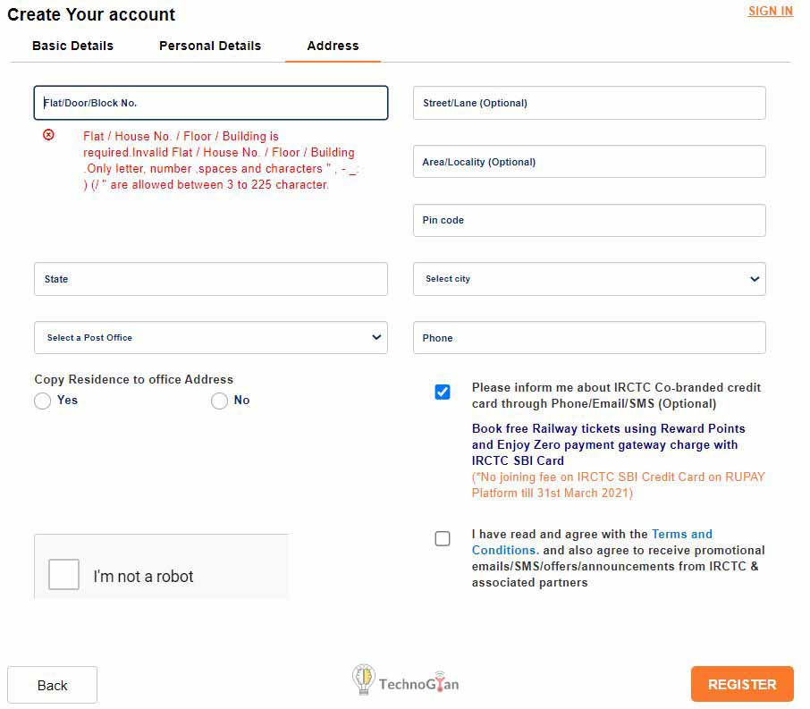create an account on irctc in hindi